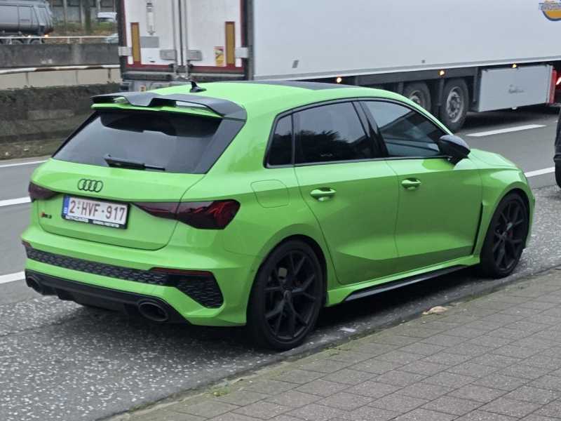 Audi RS3 (2022) spotted in Charleroi, Belgium