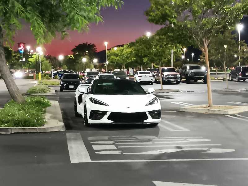 Chevrolet Corvette spotted in Fontana