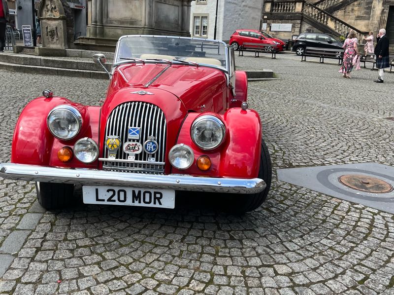 Morgan Plus Four spotted in Edinburgh