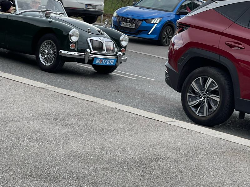 MG MGA spotted in Vienna