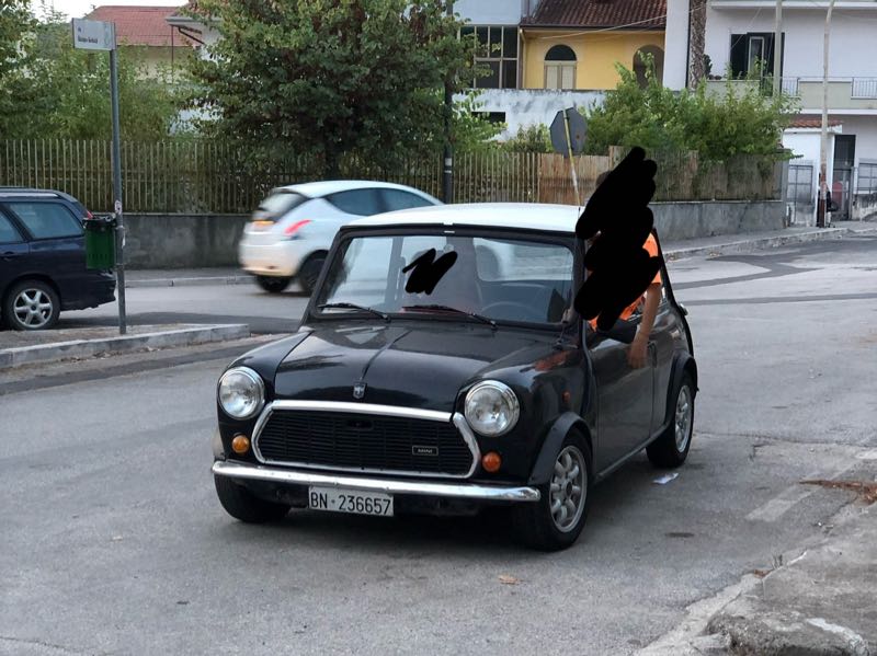 Mini Cooper spotted in Caserta