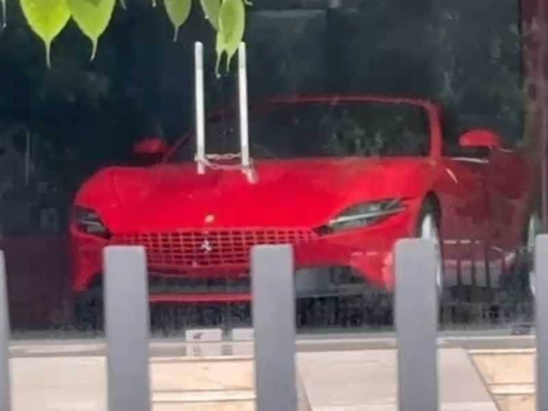 Ferrari Roma spotted in Delhi