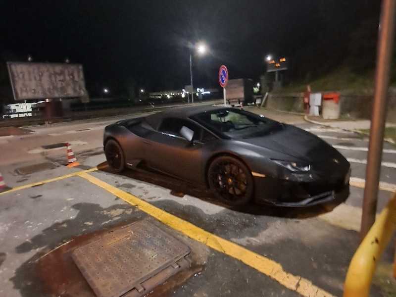 Lamborghini Huracán (2014) spotted in Ayas, Italy