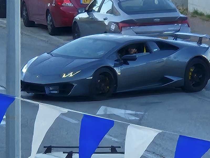 Lamborghini Huracán spotted in H̱olon