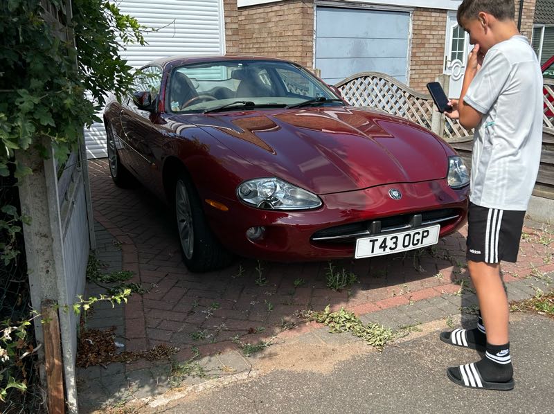 Jaguar XK8 spotted in Chester