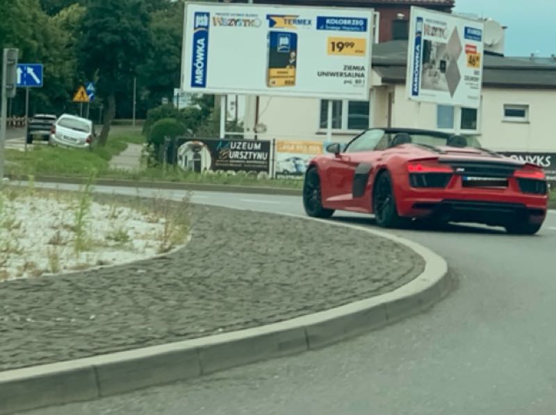 Audi R8 spotted in Kołobrzeg