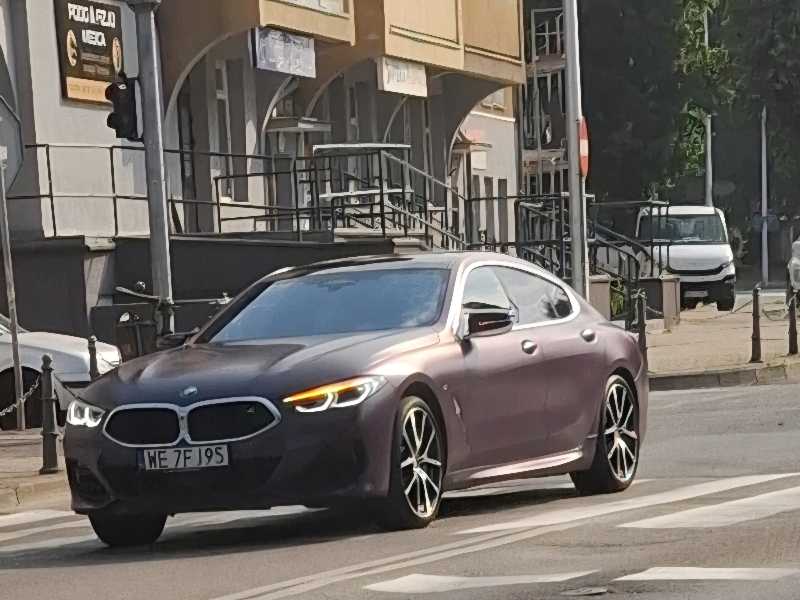 BMW 8 Series spotted in Ostrołęka