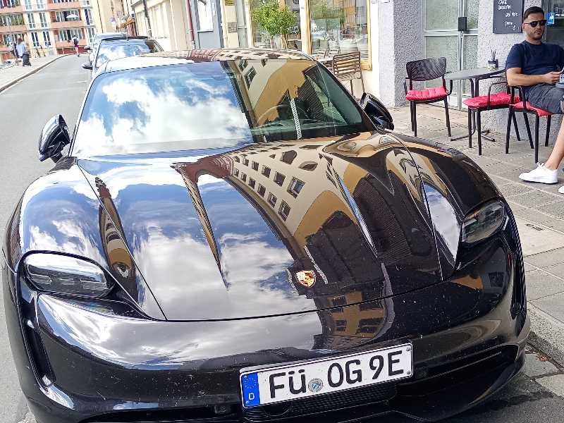 Porsche Taycan spotted in Nuremberg