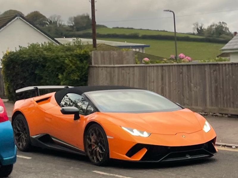 Lamborghini Huracán Spyder (2020) spotted in Paignton, United Kingdom