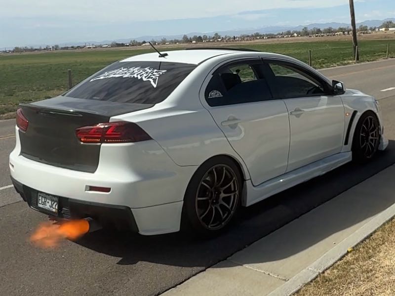 Mitsubishi Lancer Evolution (2008) spotted in Denver, United States