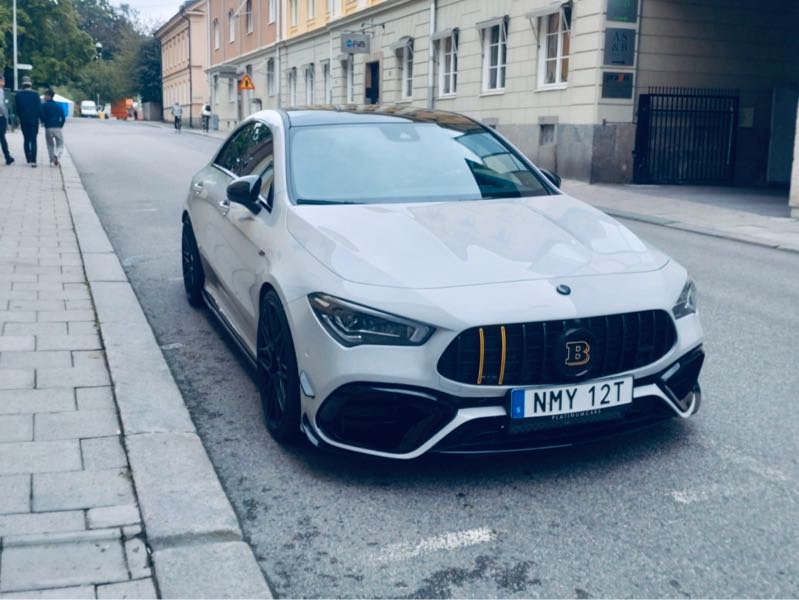 Mercedes-Benz CLA 45 AMG spotted in Linköping