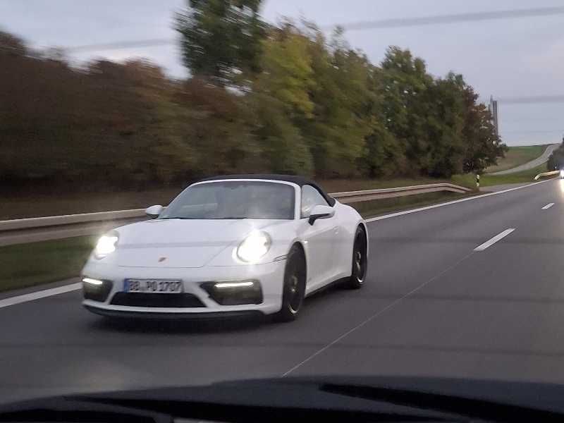 Porsche 911 Carrera Cabriolet spotted in Auhausen
