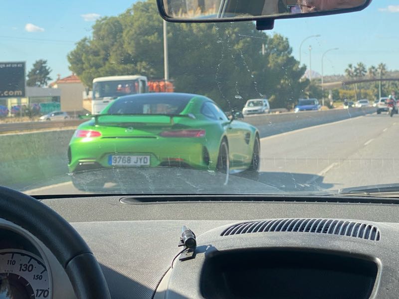Mercedes-Benz AMG GT spotted in Alicante