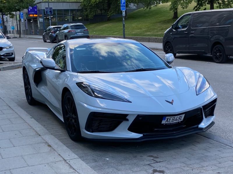 Chevrolet Corvette Stingray (2020) spotted in Stockholm, Sweden