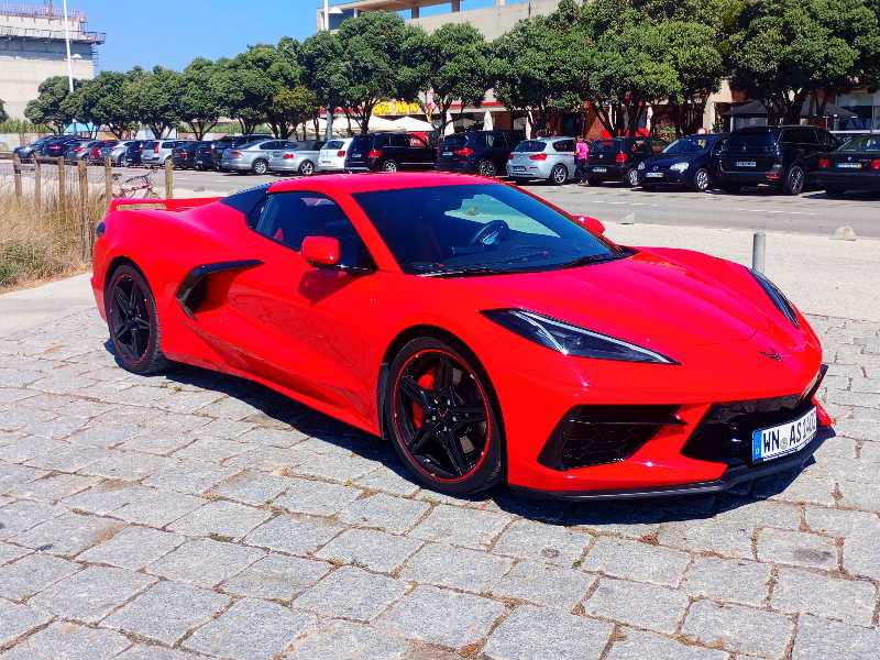Chevrolet Corvette C8 spotted in Porto