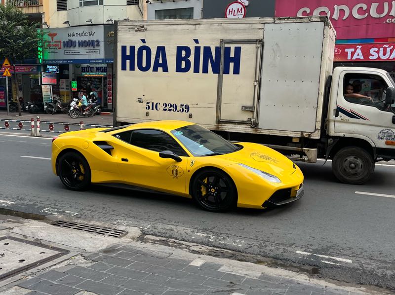 Ferrari 488 GTB spotted in Ho Chi Minh City