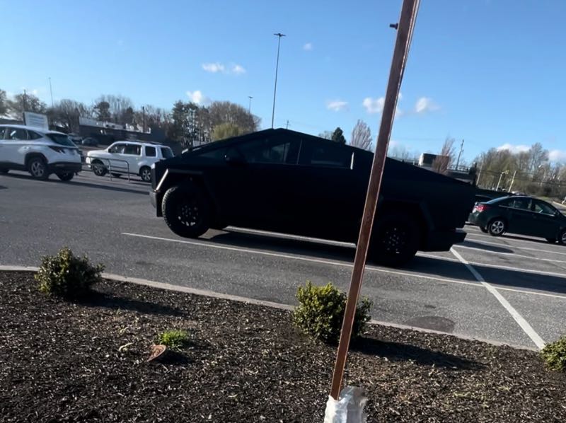 Tesla Cybertruck (2023) spotted in Milesburg, United States