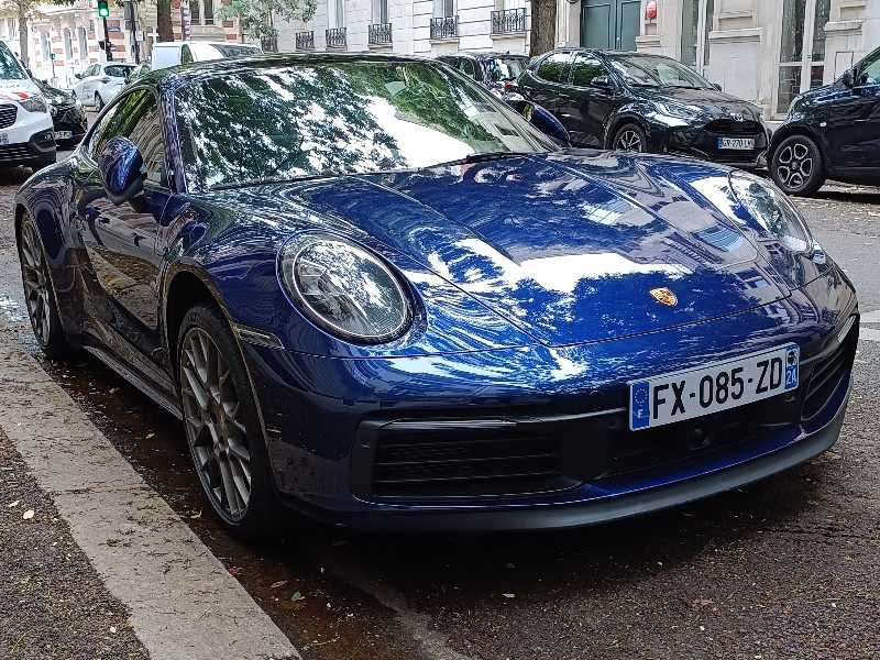 Porsche 911 (2022) spotted in Paris, France