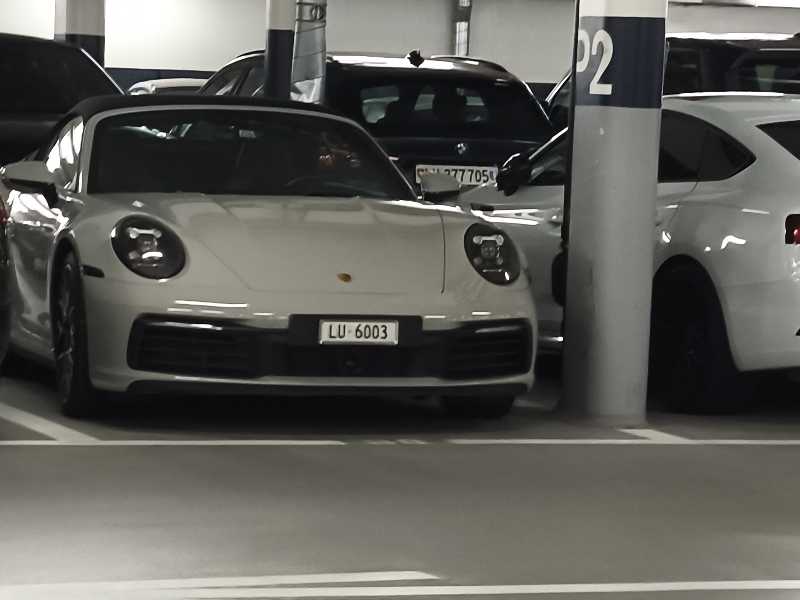 Porsche 911 Carrera (2022) spotted in Luzern, Switzerland