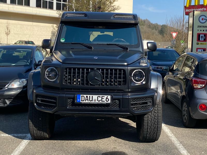 Mercedes-Benz G-Class spotted in Gerolstein