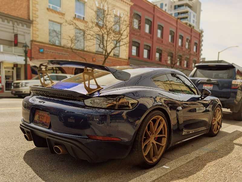 Porsche 718 Cayman GT4 spotted in Coeur d'Alene