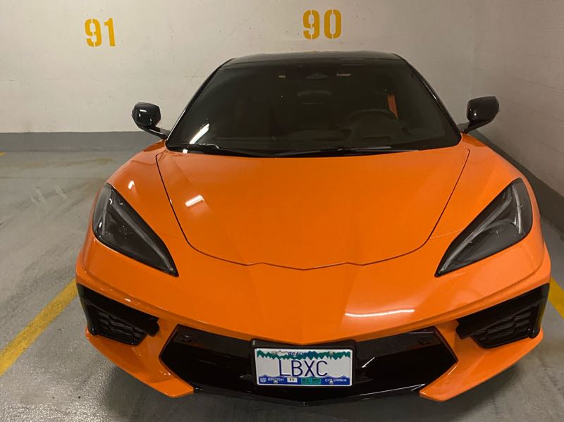 Chevrolet Corvette spotted in Burnaby