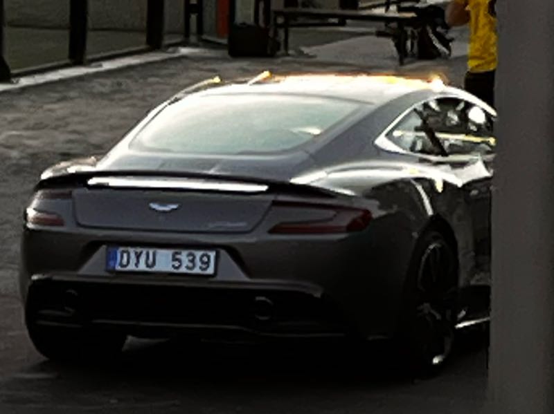 Aston Martin V8 Vantage spotted in Älvsbyn