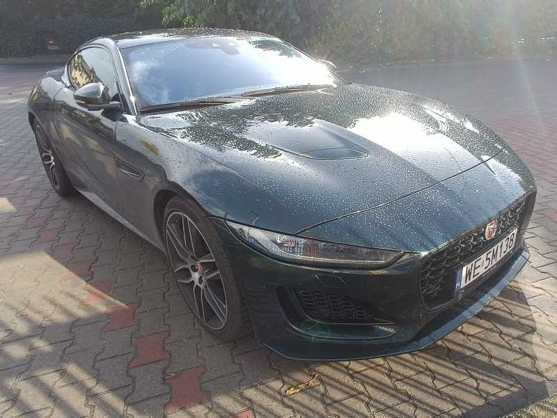 Jaguar F-Type (2021) spotted in Warsaw, Poland