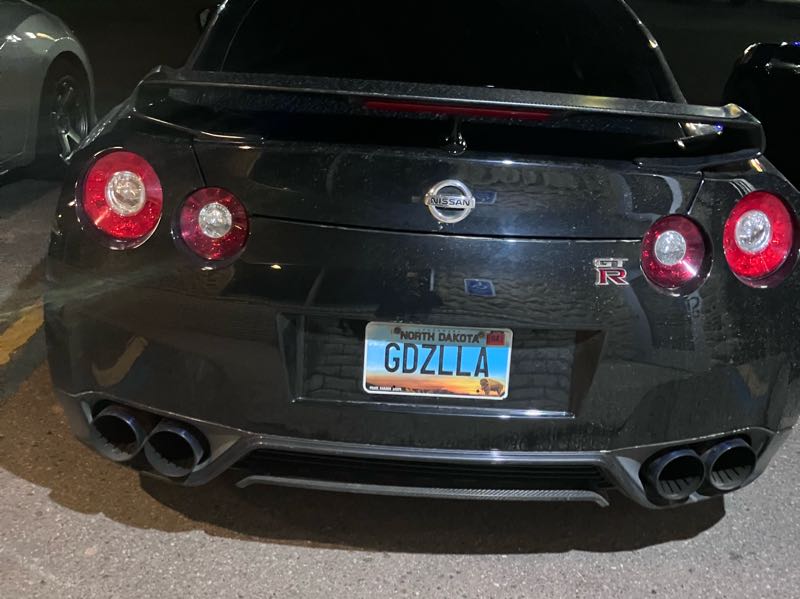 Nissan GT-R spotted in Williston