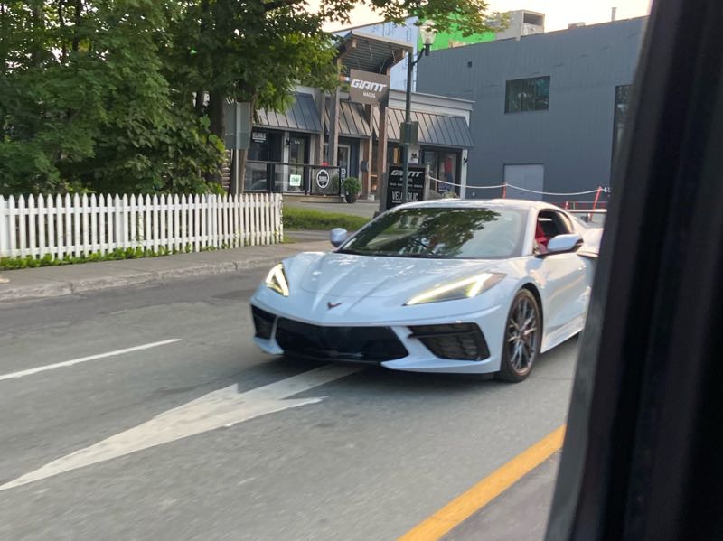 Chevrolet Corvette spotted in Sherbrooke