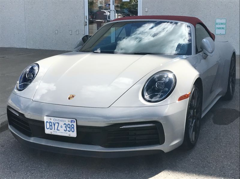 Porsche 911 Cabriolet spotted in Newmarket