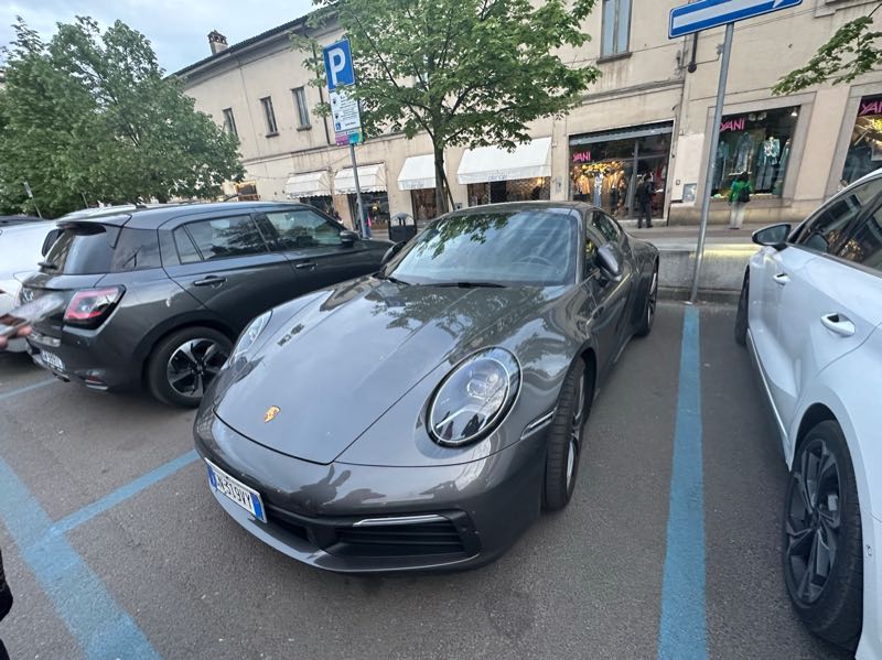 Porsche 911 spotted in Vigevano