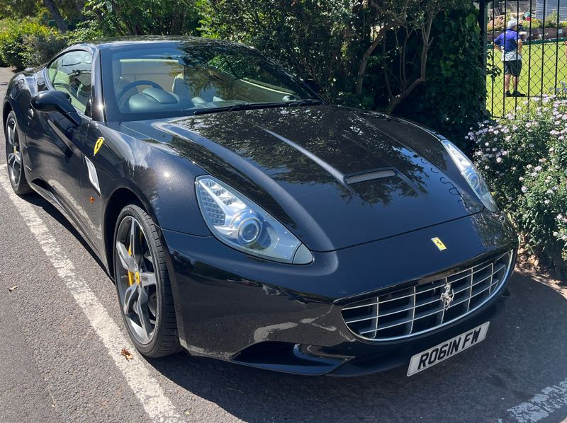 Ferrari California spotted in Torquay
