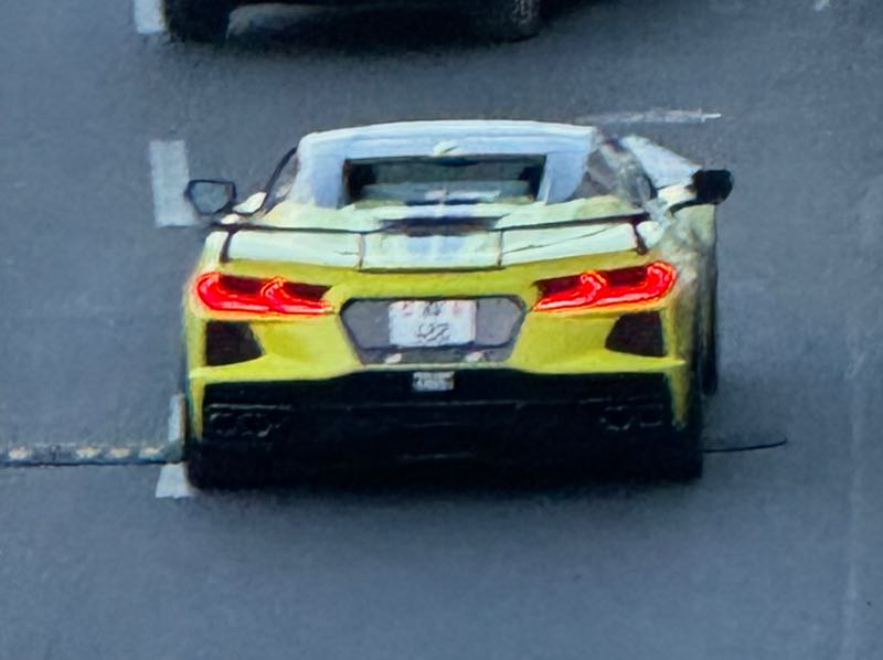 Chevrolet Corvette spotted in Piteşti