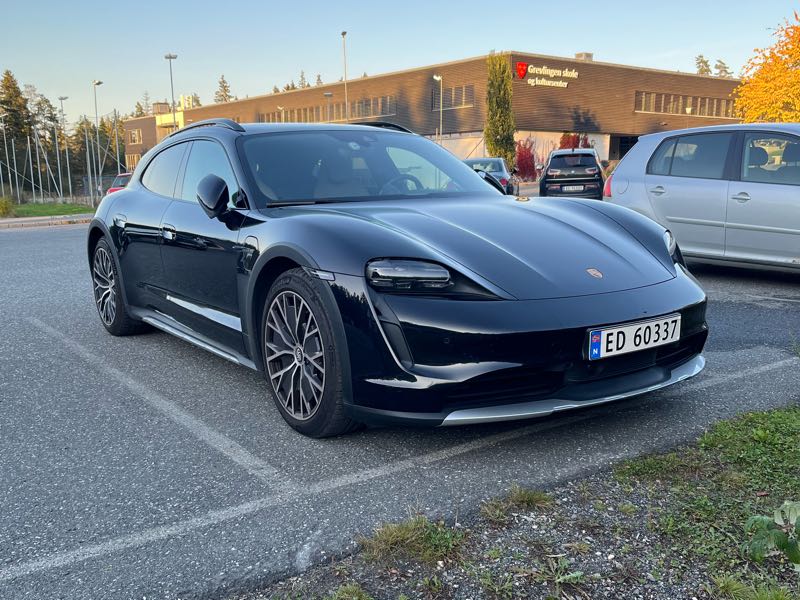 Porsche Taycan spotted in Moss