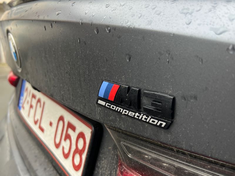 BMW M3 Competition spotted in Brussels