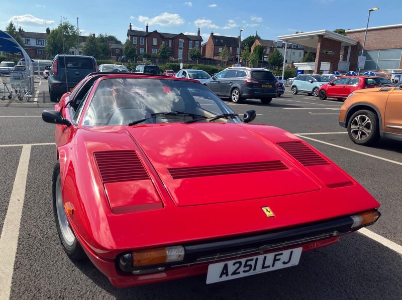 Ferrari 308 GTB spotted in Kidderminster