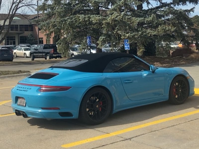 Porsche 911 Carrera 4S Cabriolet spotted in Lincoln