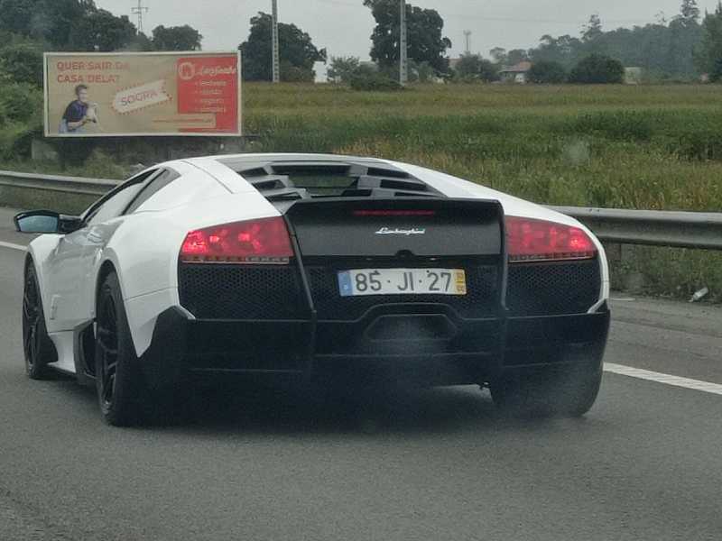 Lamborghini Murciélago spotted in Viana do Castelo