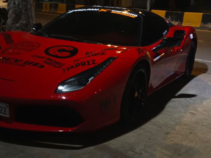 Ferrari 488 GTB spotted in Phnom Penh