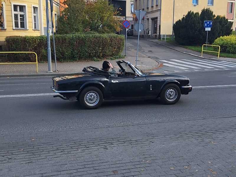 Triumph Spitfire spotted in Jelenia Góra