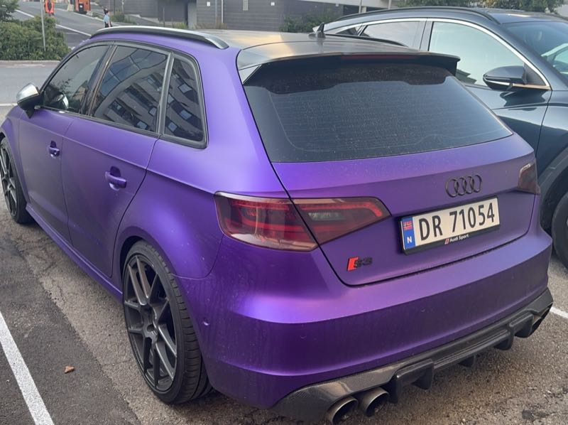 Audi RS3 (2017) spotted in Oslo, Norway
