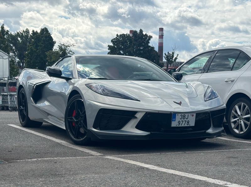 Chevrolet Corvette spotted in Hodonín