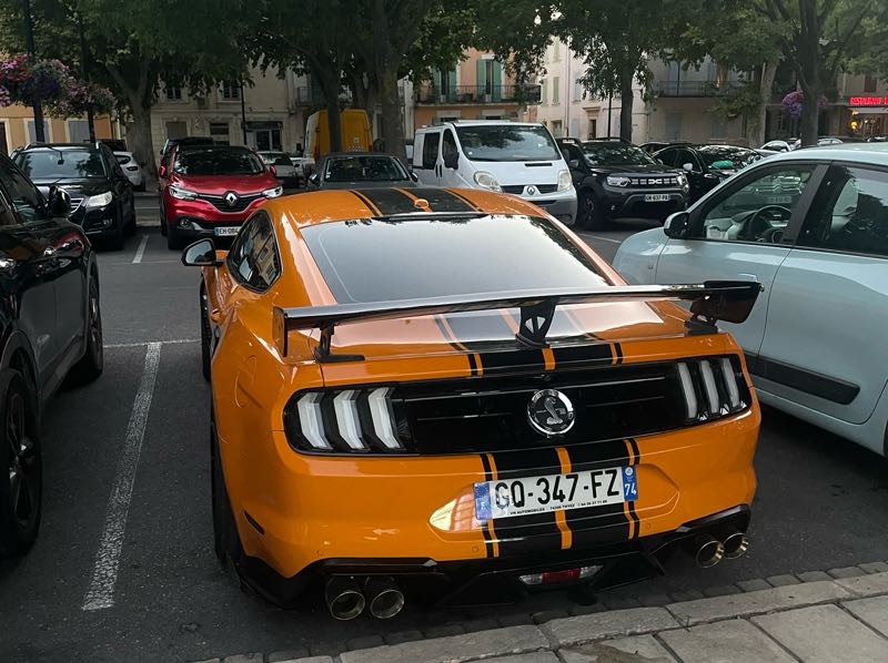 Ford Mustang spotted in Avignon