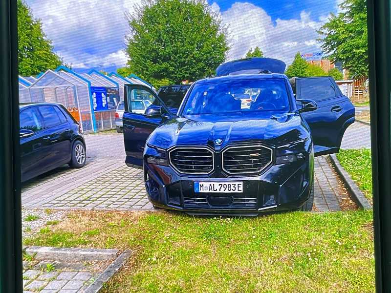 BMW XM spotted in Altötting