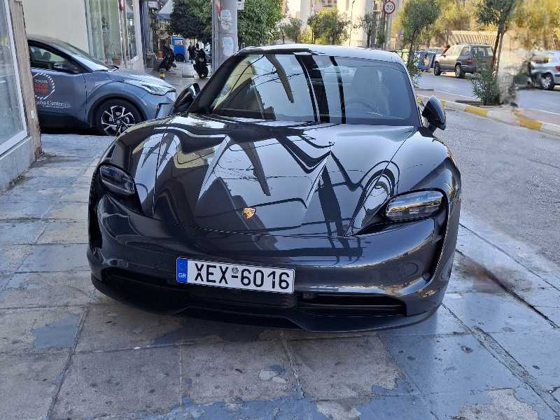 Porsche Taycan spotted in Piraeus