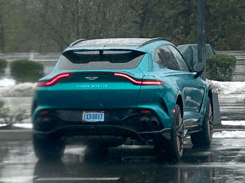 Aston Martin DBX spotted in Hampton Bays