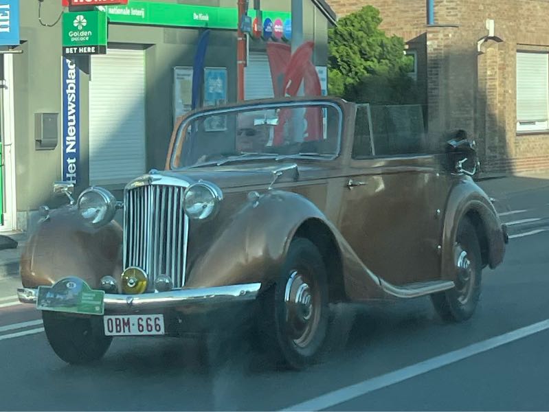 MG TC (1945) spotted in Ostend, Belgium