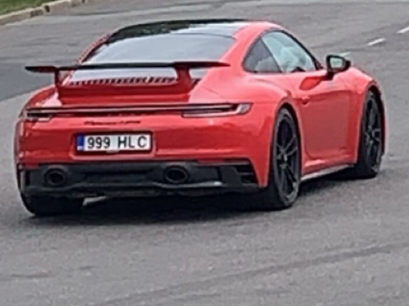 Porsche 911 (2020) spotted in Tartu, Estonia