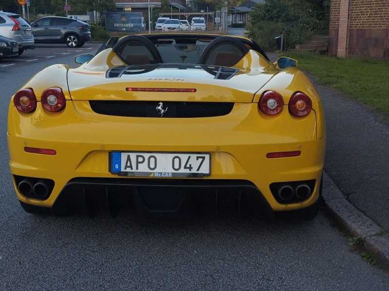 Ferrari F430 Spider spotted in Helsingborg